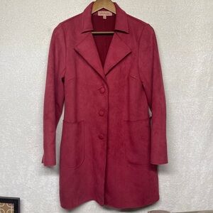 Philosophy faux suede jacket size s